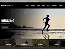 Tablet Screenshot of prodirectsport.com